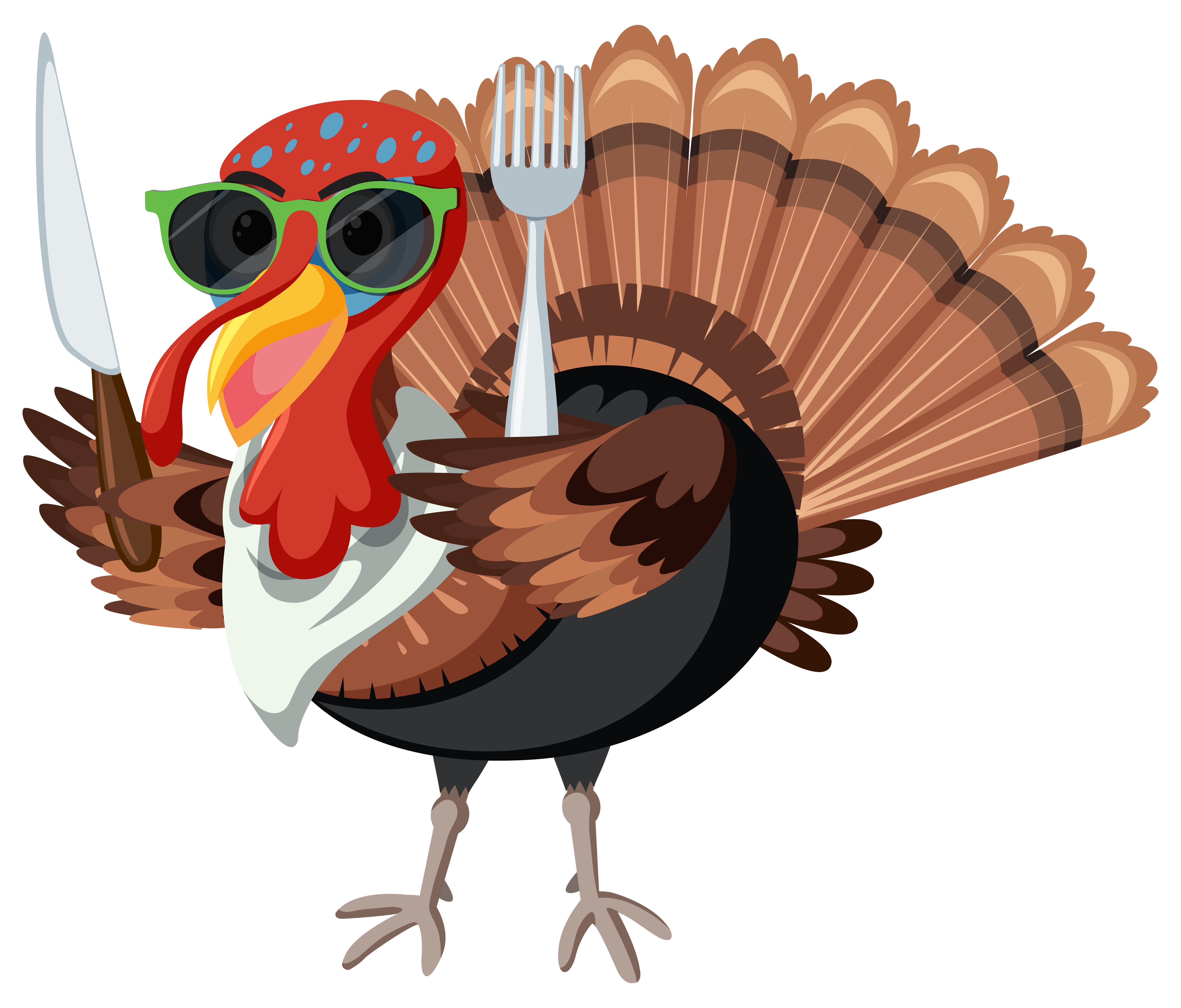 A turkey character on white background 301230 Vector Art