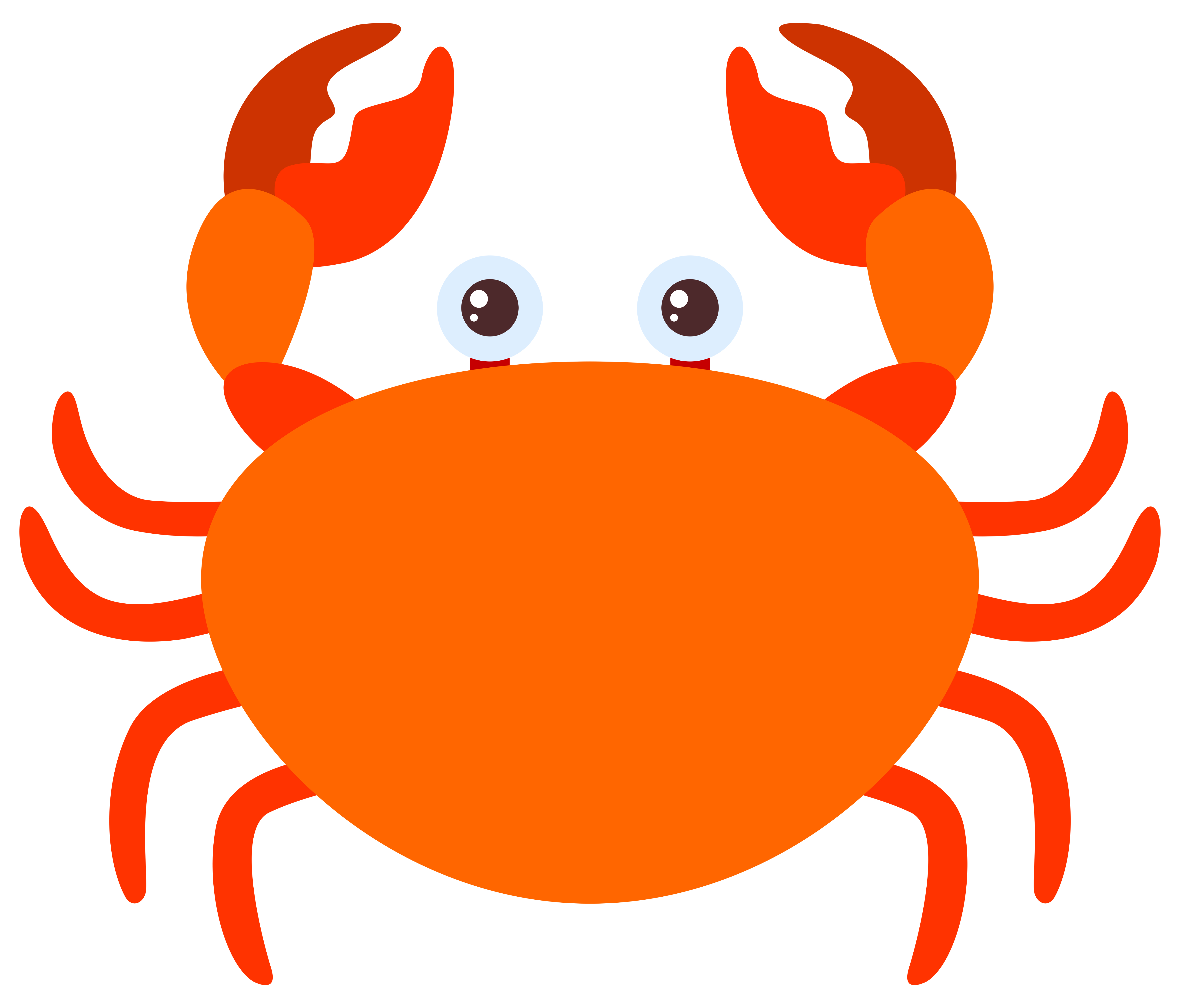 httpsvector art301237 orange crab on white background