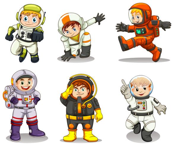 Young explorers vector