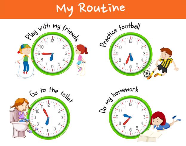 Different routines for children vector