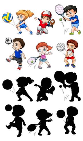 Set of athlete character vector