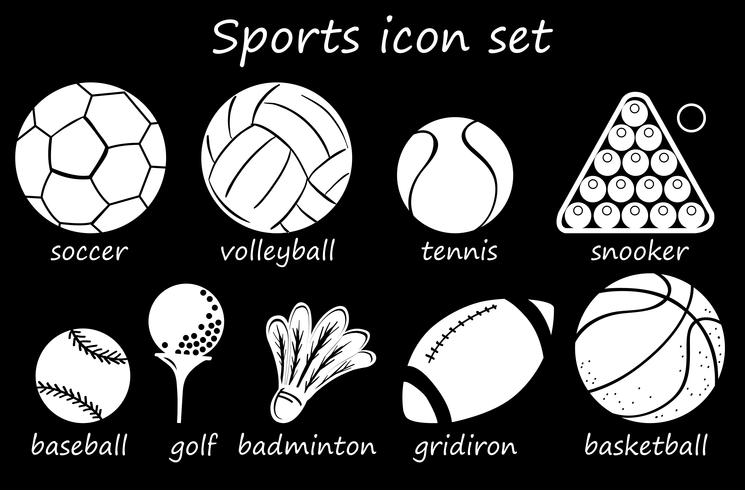 Icono de deportes vector