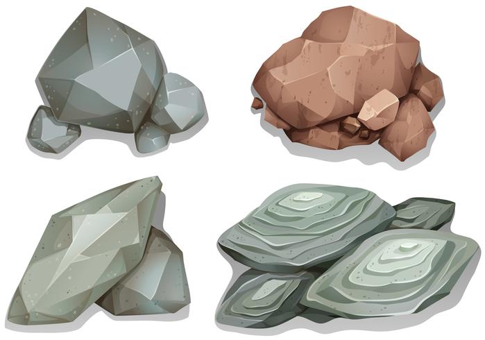 Rocks 302111 Vector Art at Vecteezy