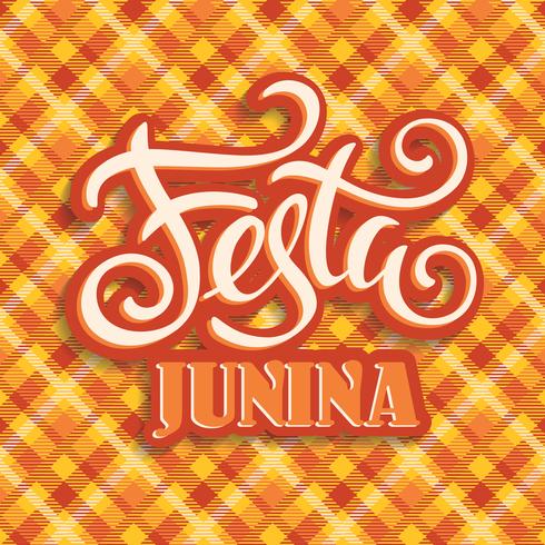 Fiesta latinoamericana, la fiesta de junio de Brasil. vector