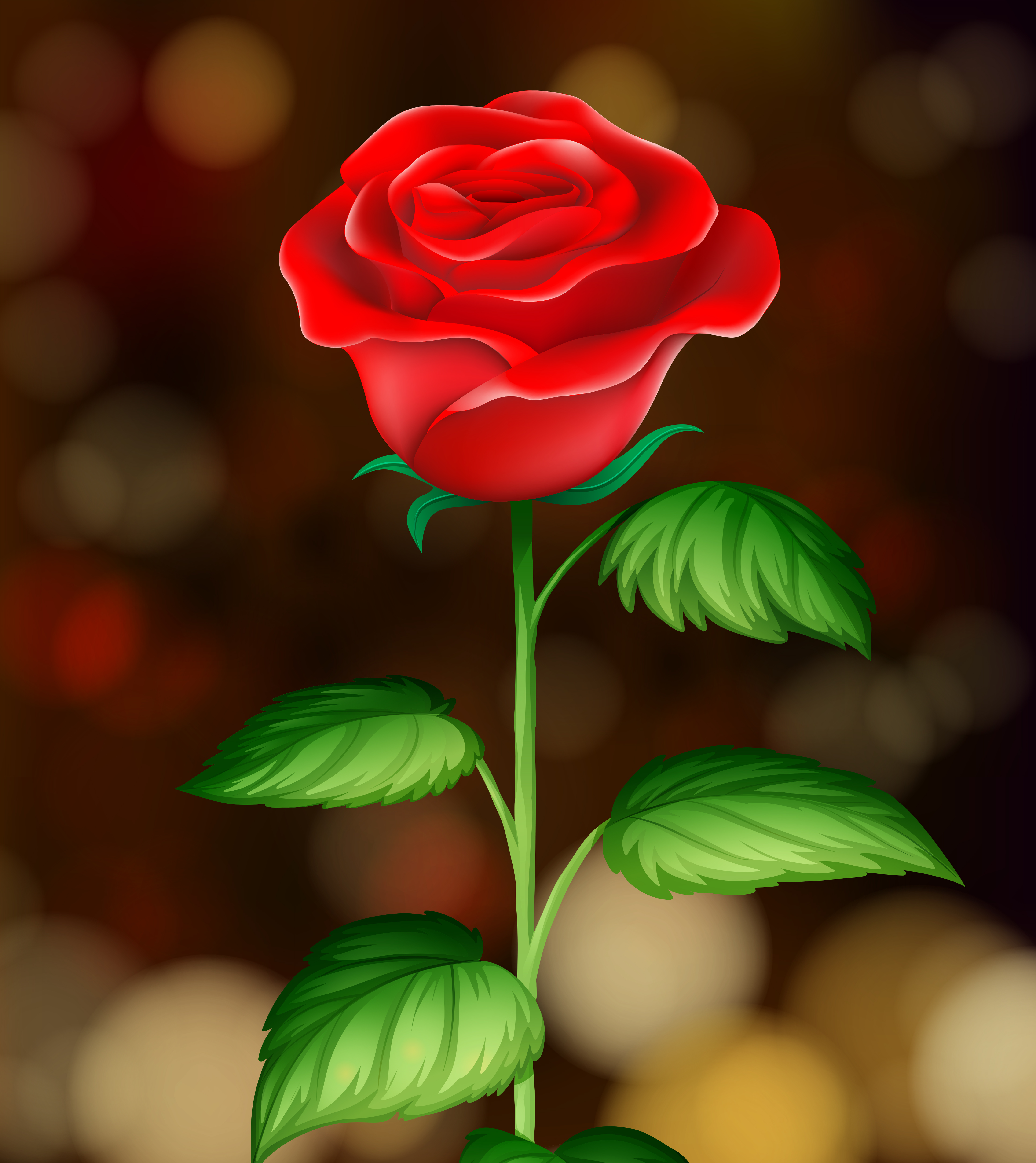 Prime Folkeskole Lavet af A Beautiful Red Rose Background 302279 Vector Art at Vecteezy