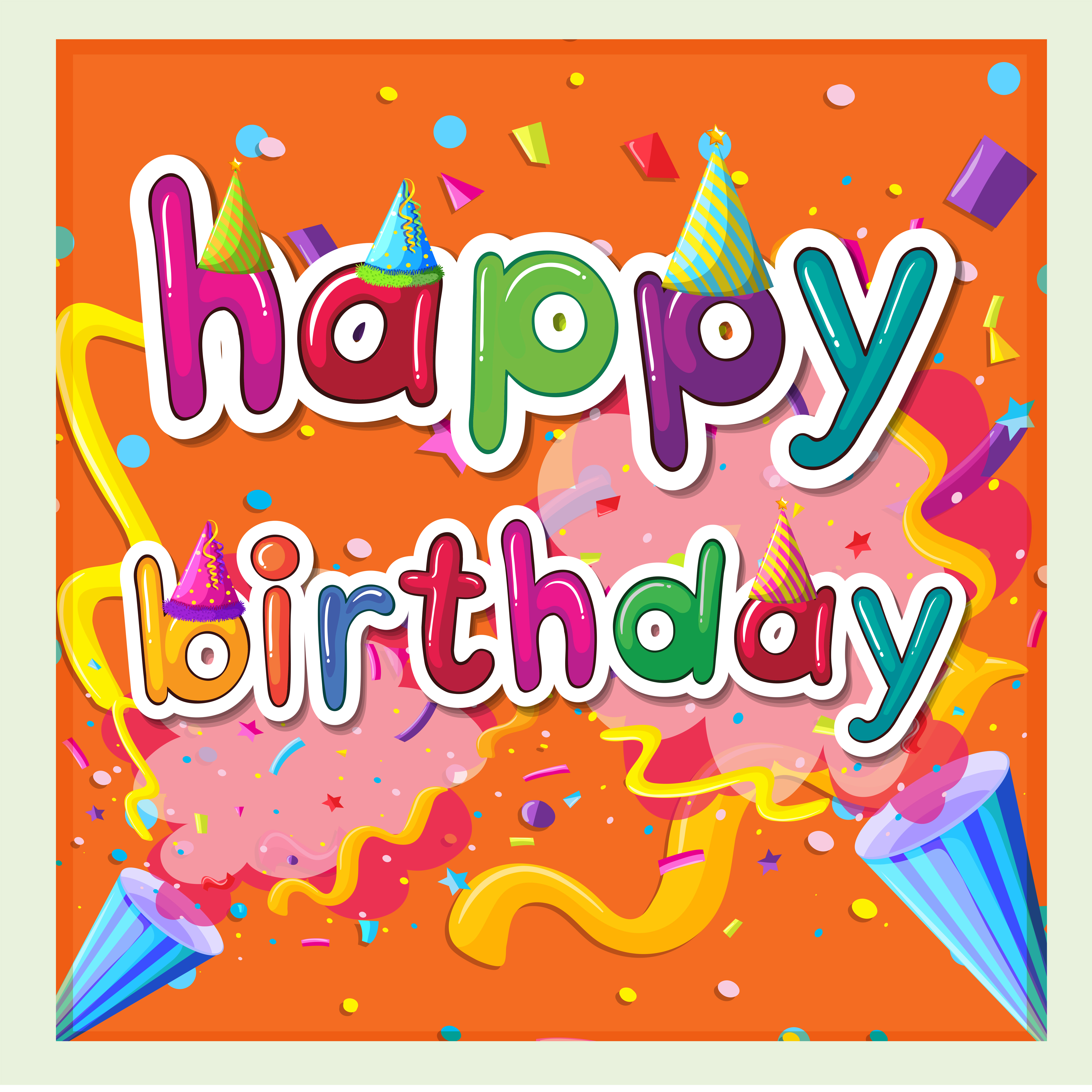 Download Card template for birthday with ribbons background 302468 ...