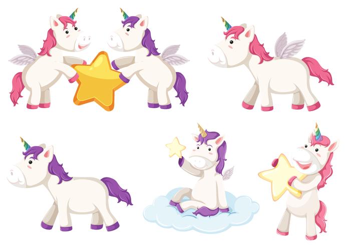 A set unicorn character vector