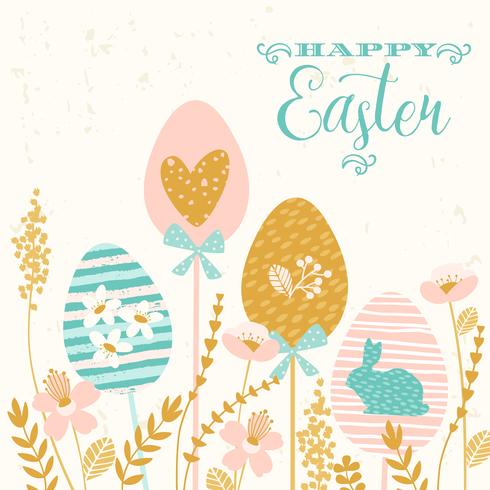 Happy Easter. Vector design