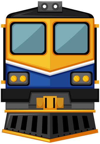 Modern train design on white background vector