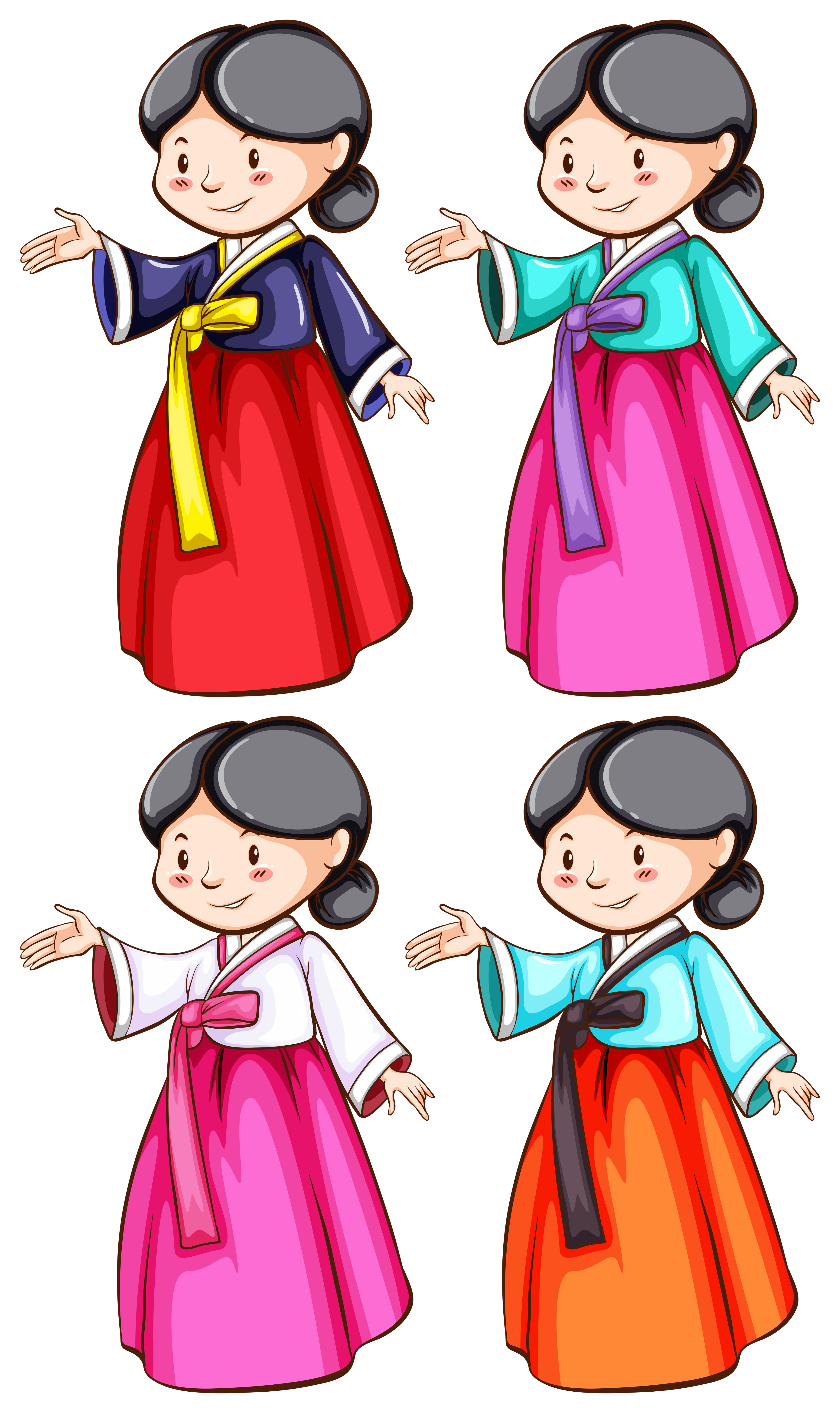 Asian clothing clip art 6