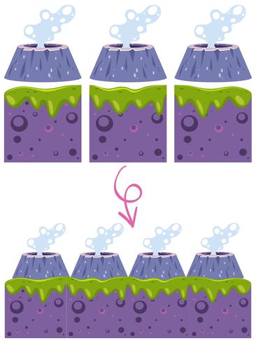 Game Element Fantasy World Scene  vector