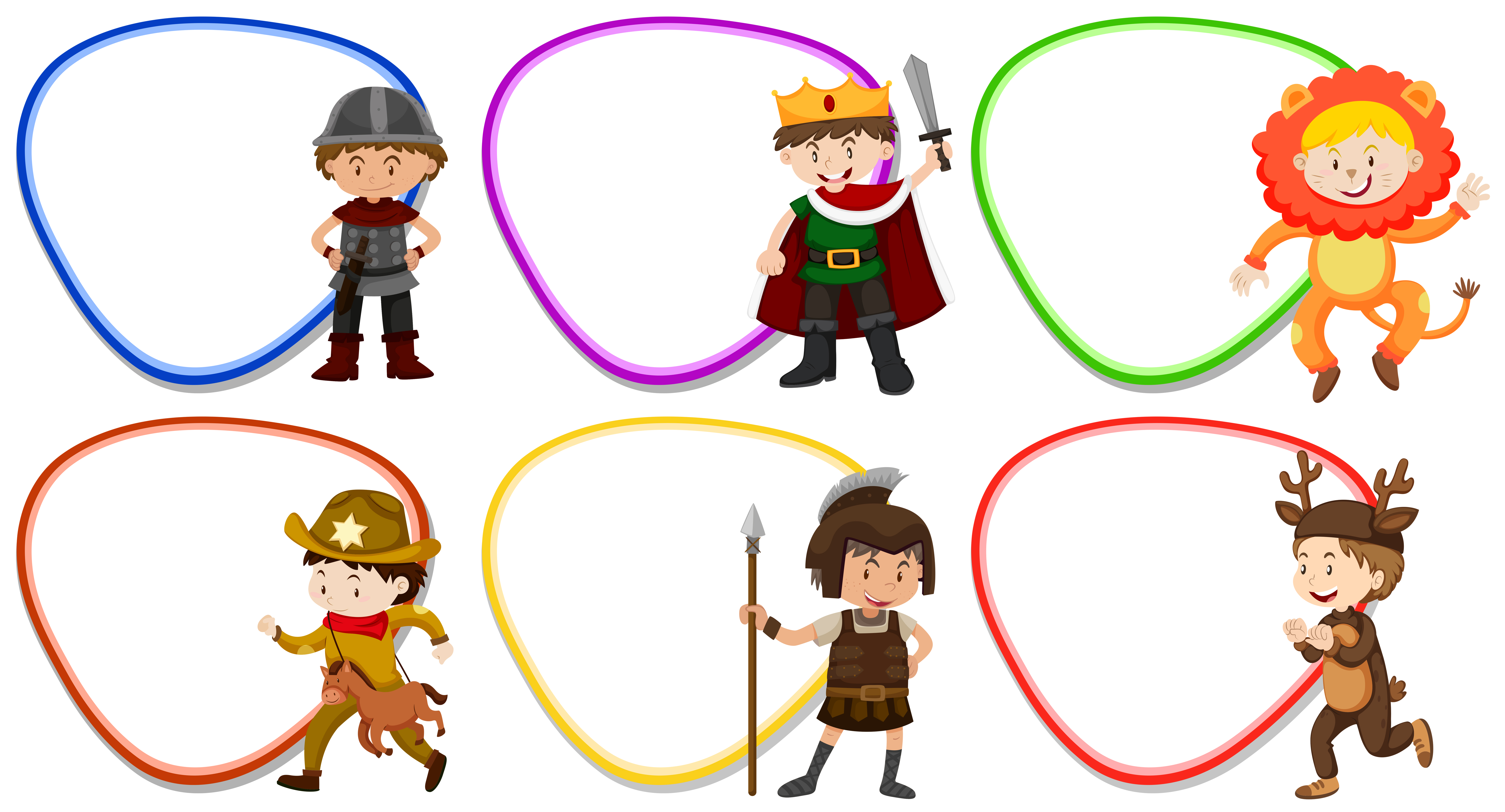 Frame Templates With Kids In Costume 303169 Vector Art At Vecteezy frame-templates-with-kids-in-costume-303169-vector-art-at-vecteezy