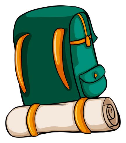 A travelling bag vector