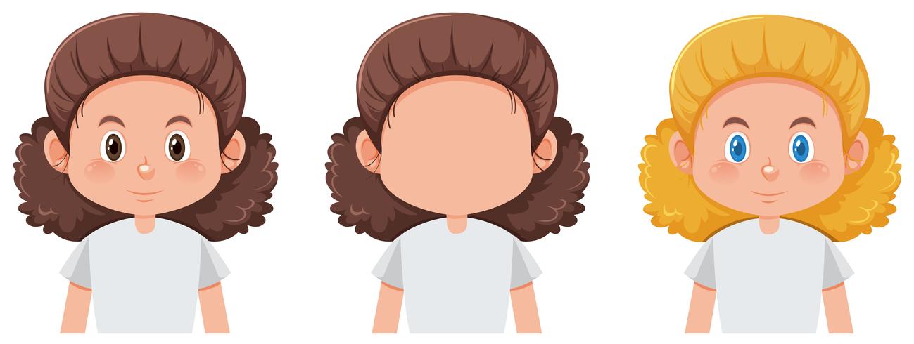 Set of female character vector