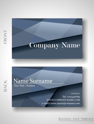 Business card vector