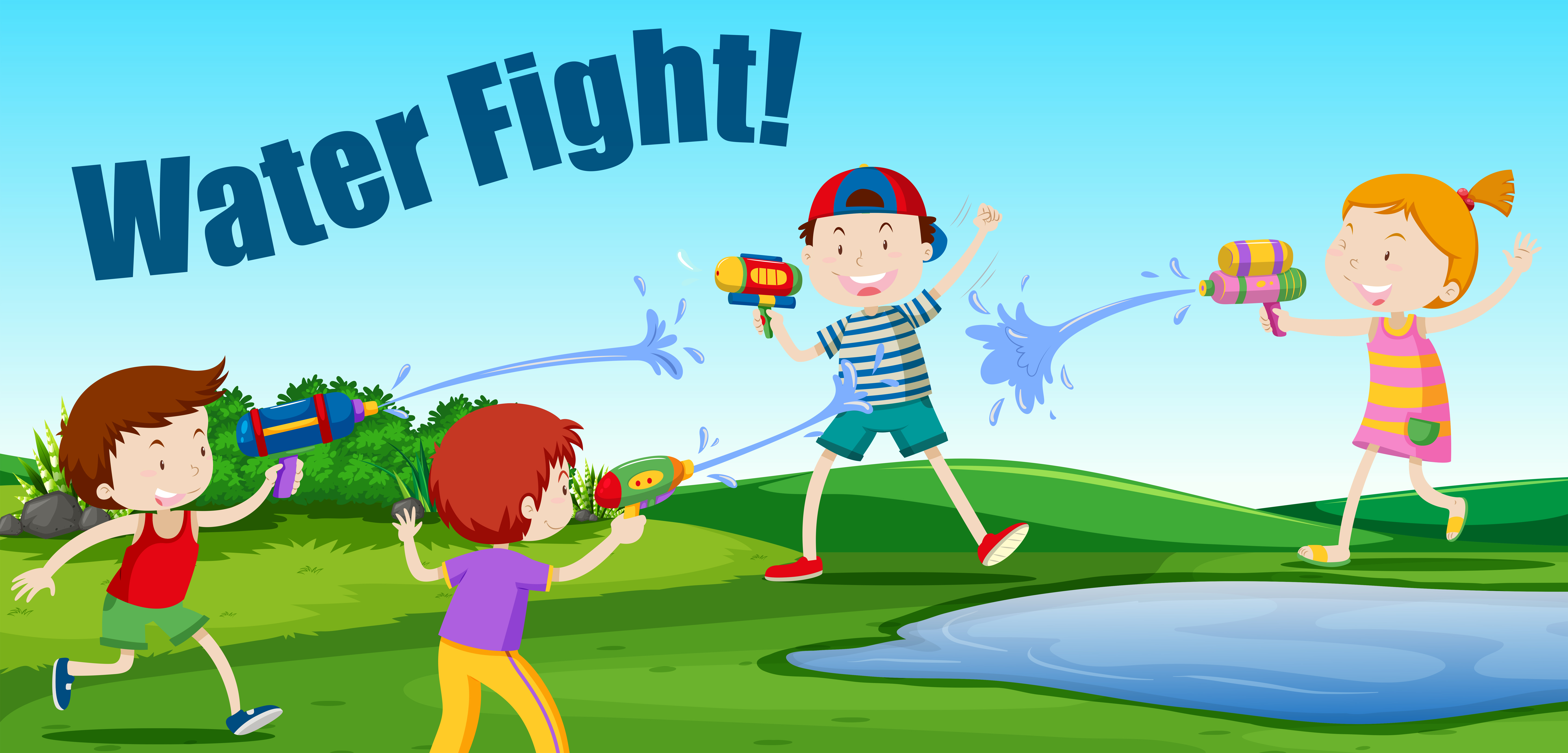 Water Fight Vector Art, Icons, and Graphics for Free Download Water Fight Vector Art, Icons, and Graphics for Free Download