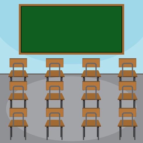 Scene of a classroom vector