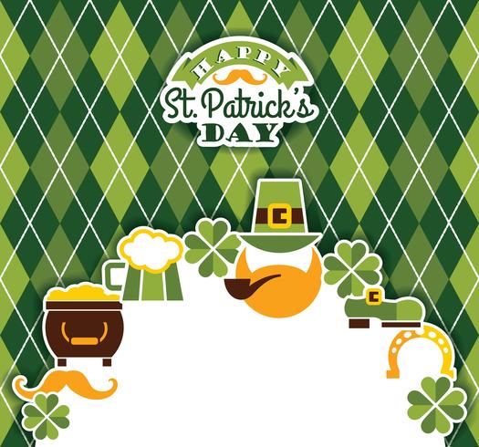 Día de San Patricio. vector