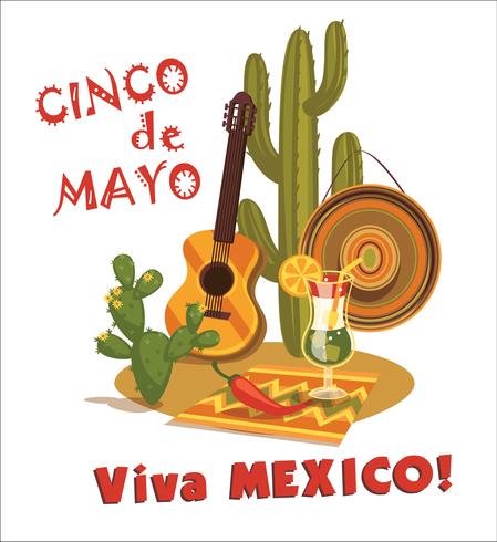 Cinco de Mayo. Ilustracion vectorial vector