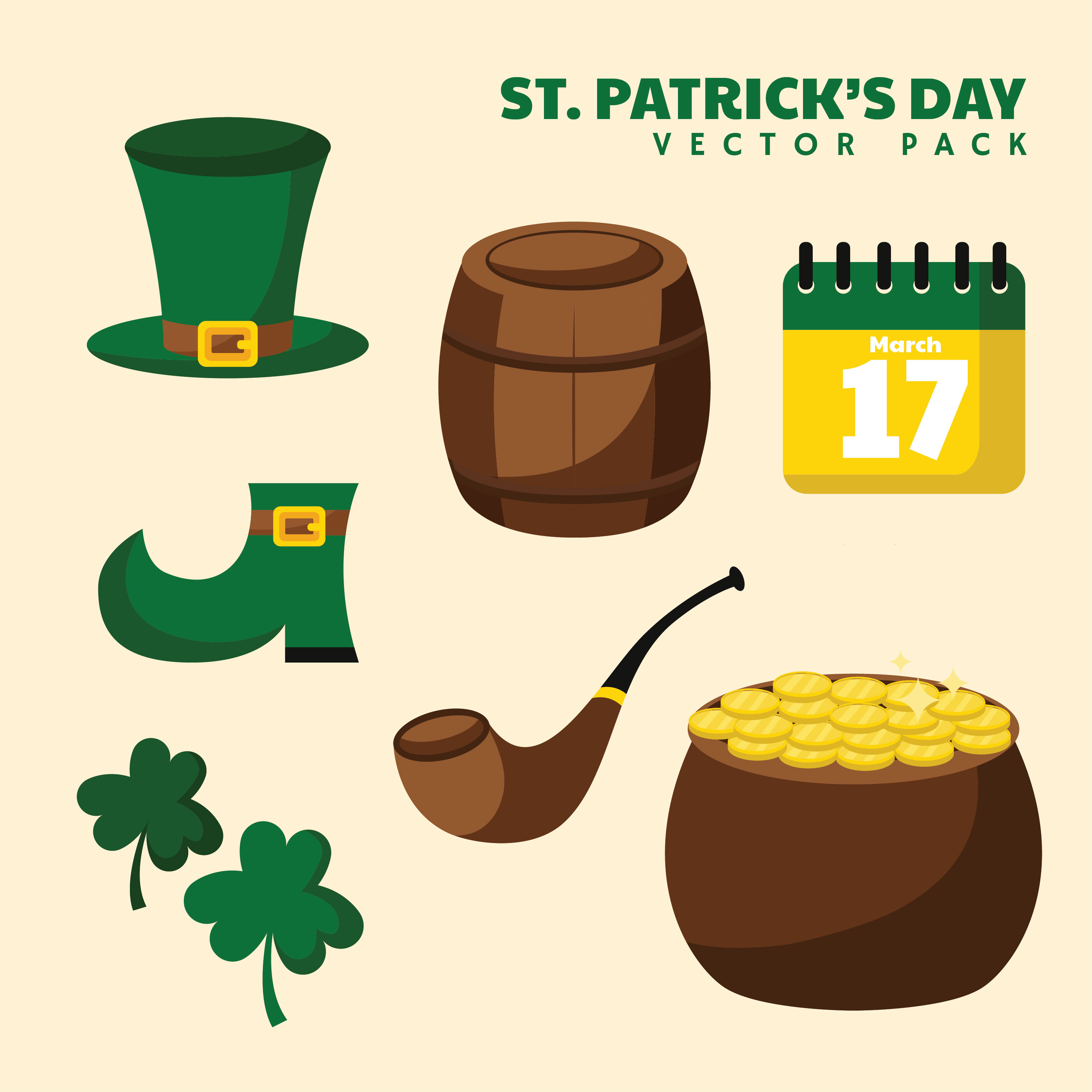 st paddys day vector art