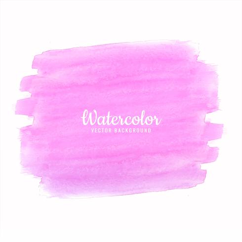Abstract colorful watercolor hand draw stroke design vector