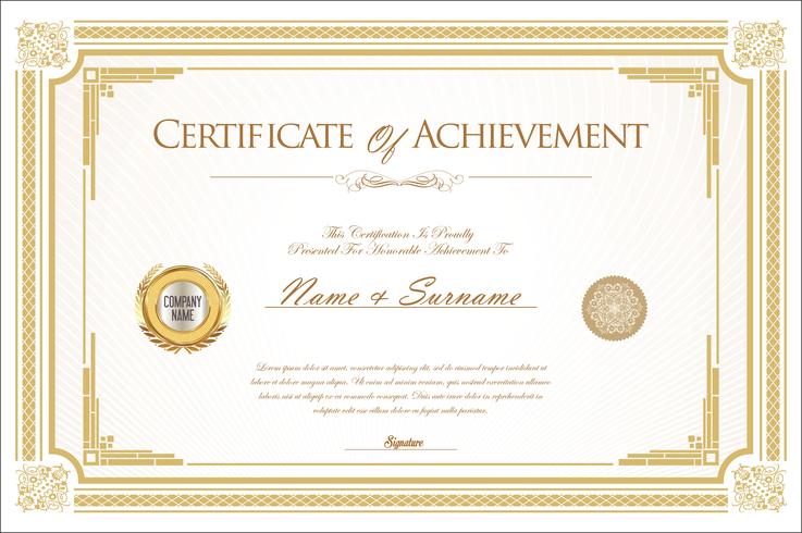 Certificate vector