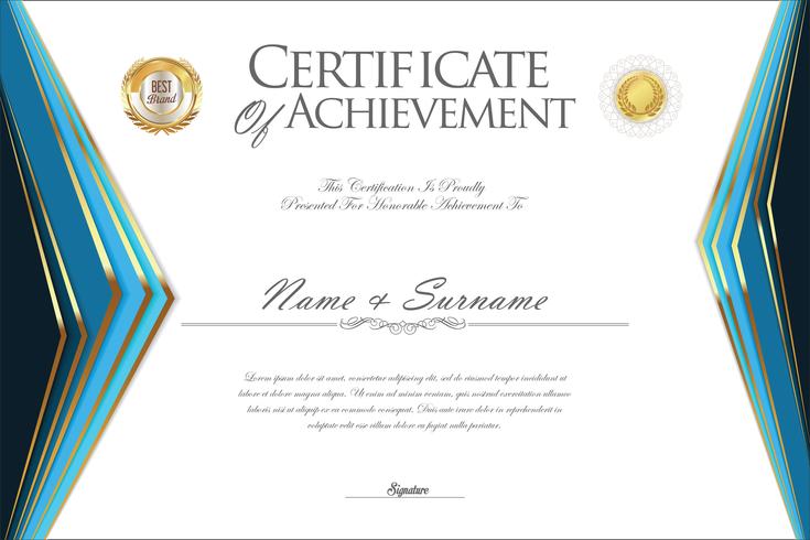 Certificado vector