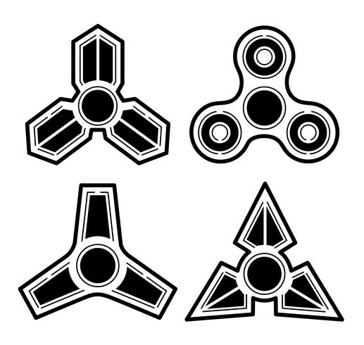 Spinner Isolated vector