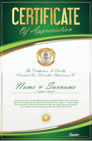 Certificate vector