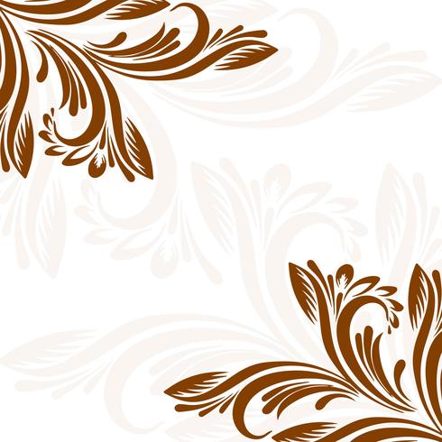 Decorative elegant floral background illustration vector