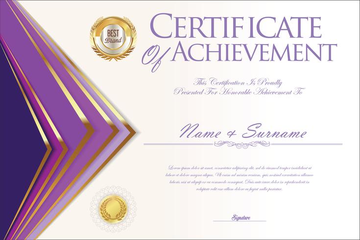 Certificado vector