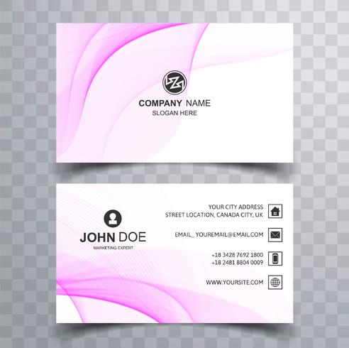 Elegant creative business card set template vector