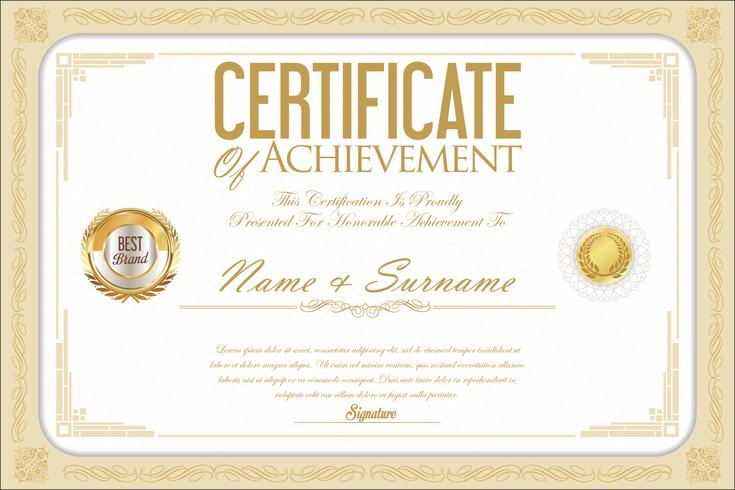 Certificate vector