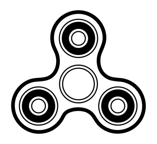 Spinner Isolated vector