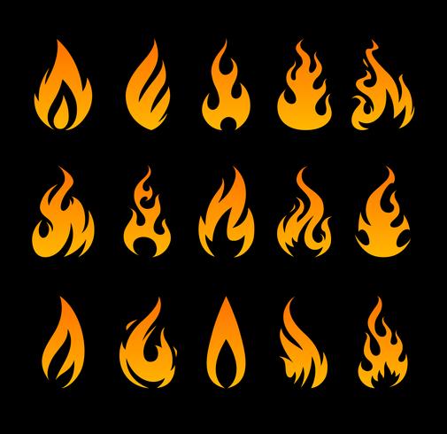 Vector Fire Icons