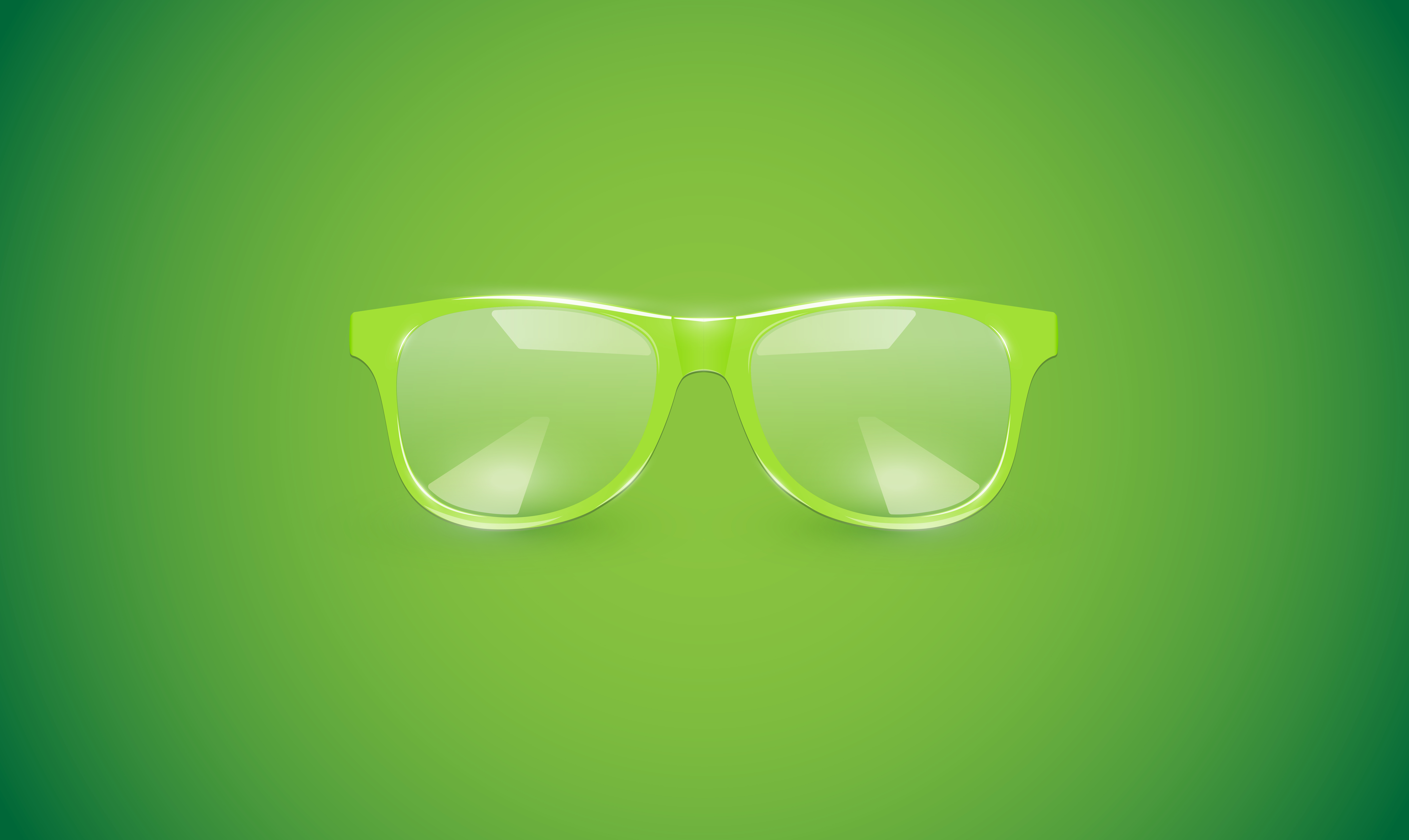 High detailed eyeglasses on colorful background, vector illustration