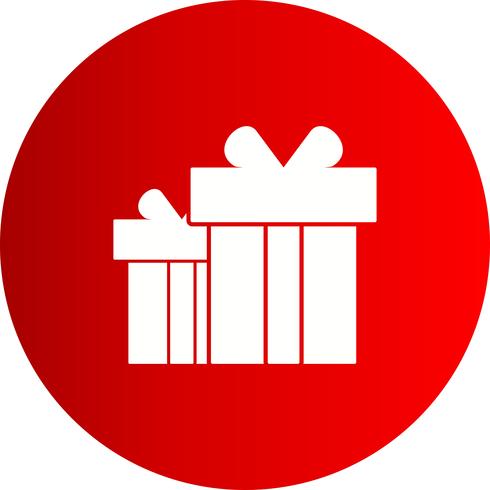 icono de regalo de vector