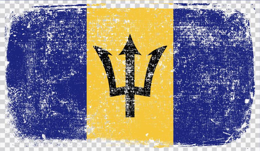 Grounge-styled flag, vector illustration