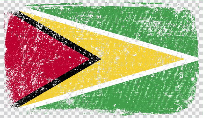Grounge-styled flag, vector illustration