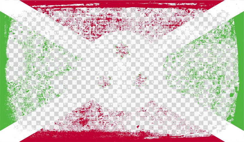 Grounge-styled flag, vector illustration