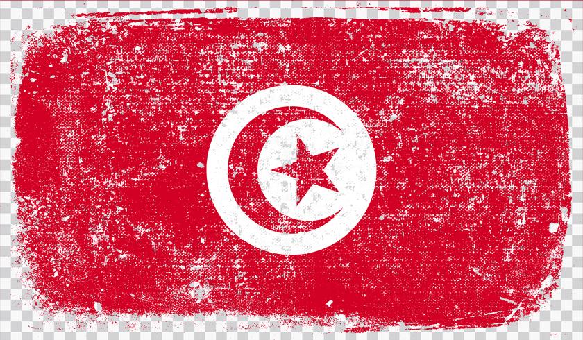 Grounge-styled flag, vector illustration