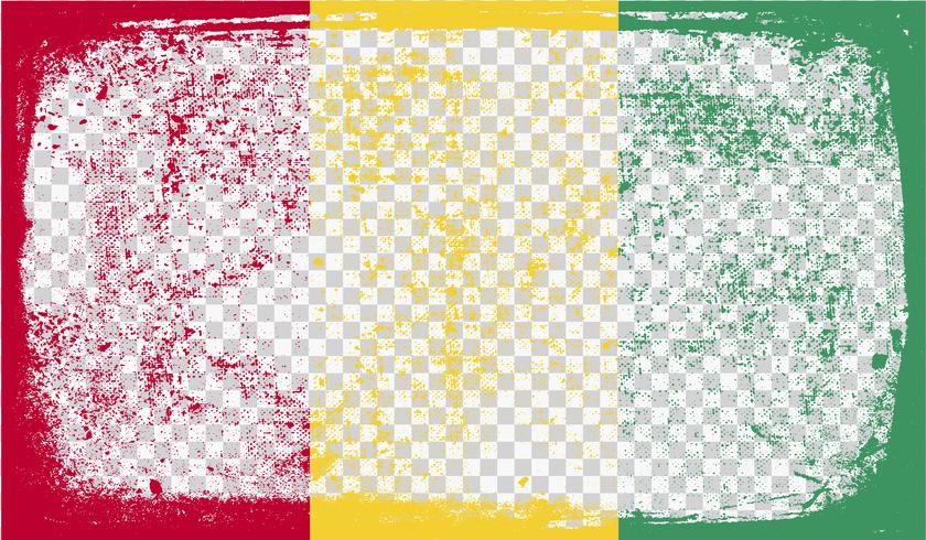 Grounge-styled flag, vector illustration