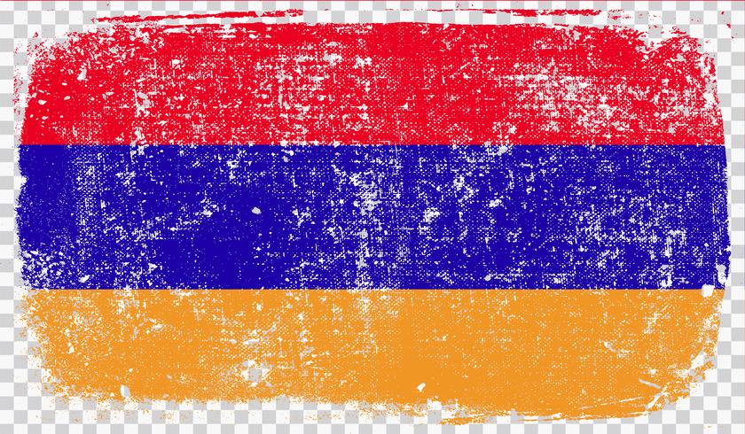Grounge-styled flag, vector illustration