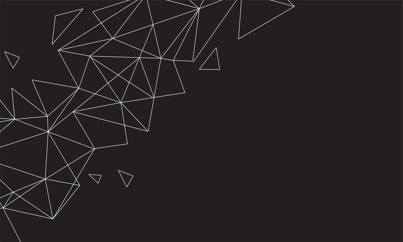 Abstract Polygonal Colorful Background With Connected Dots And
