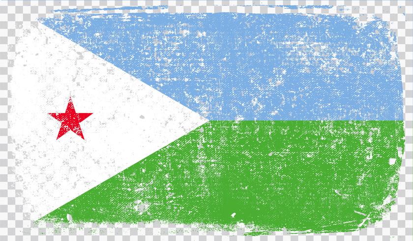 Grounge-styled flag, vector illustration
