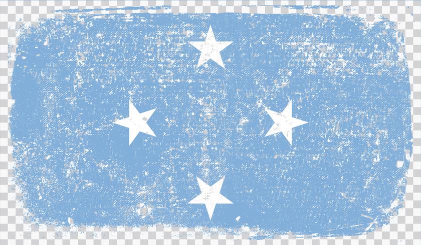 Grounge-styled flag, vector illustration