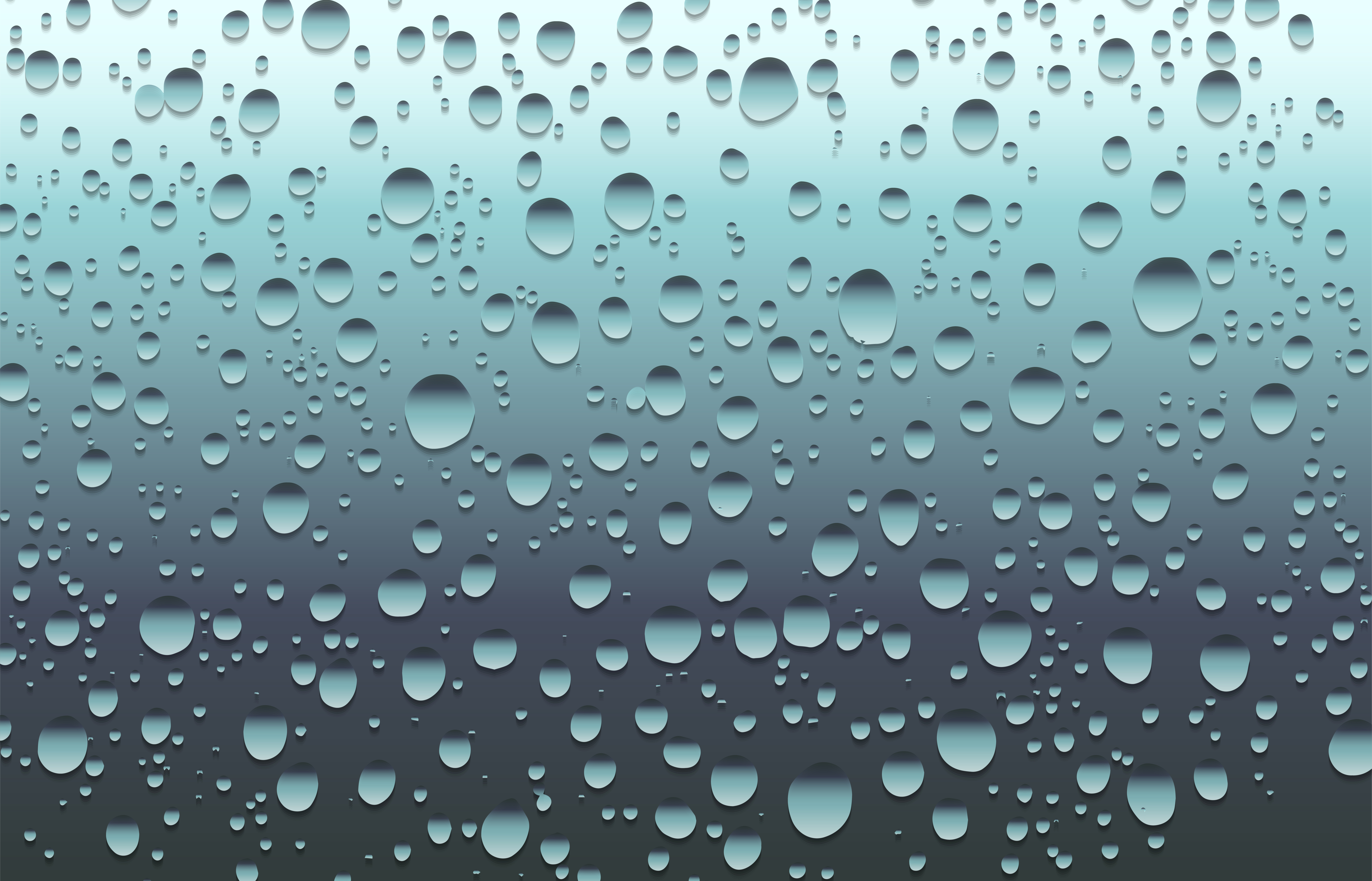 Realistic water drops on a plain glass, vector illustration - Download