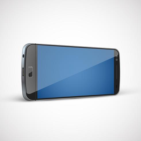 Realistic, high-detailed cellphone, vector illustration