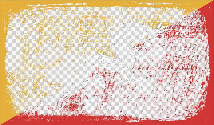 Grounge-styled flag, vector illustration