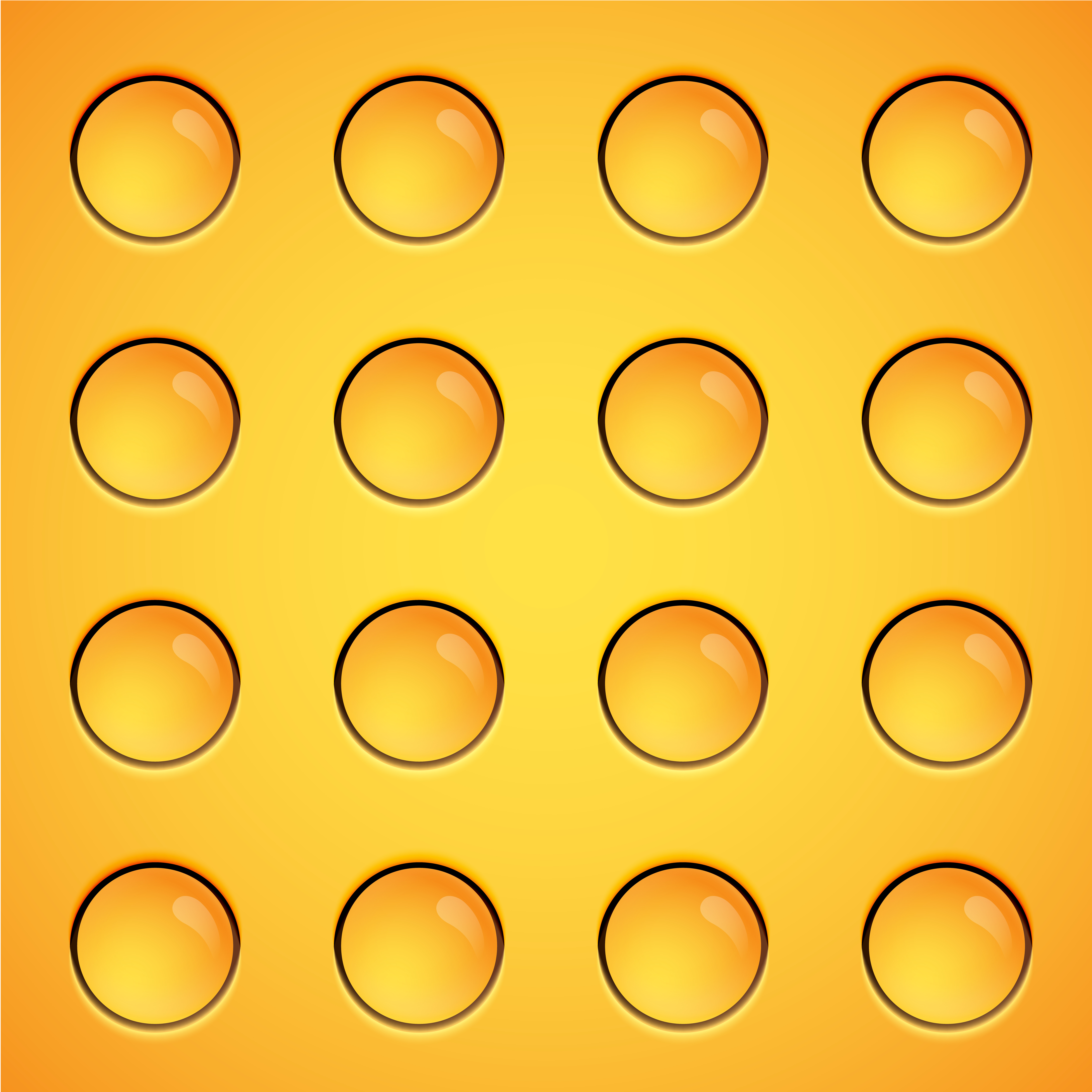 Yellow bubbles background, vector 309949 Vector Art at Vecteezy